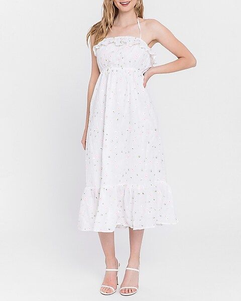 English Factory Embroidered Maxi Dress | Express