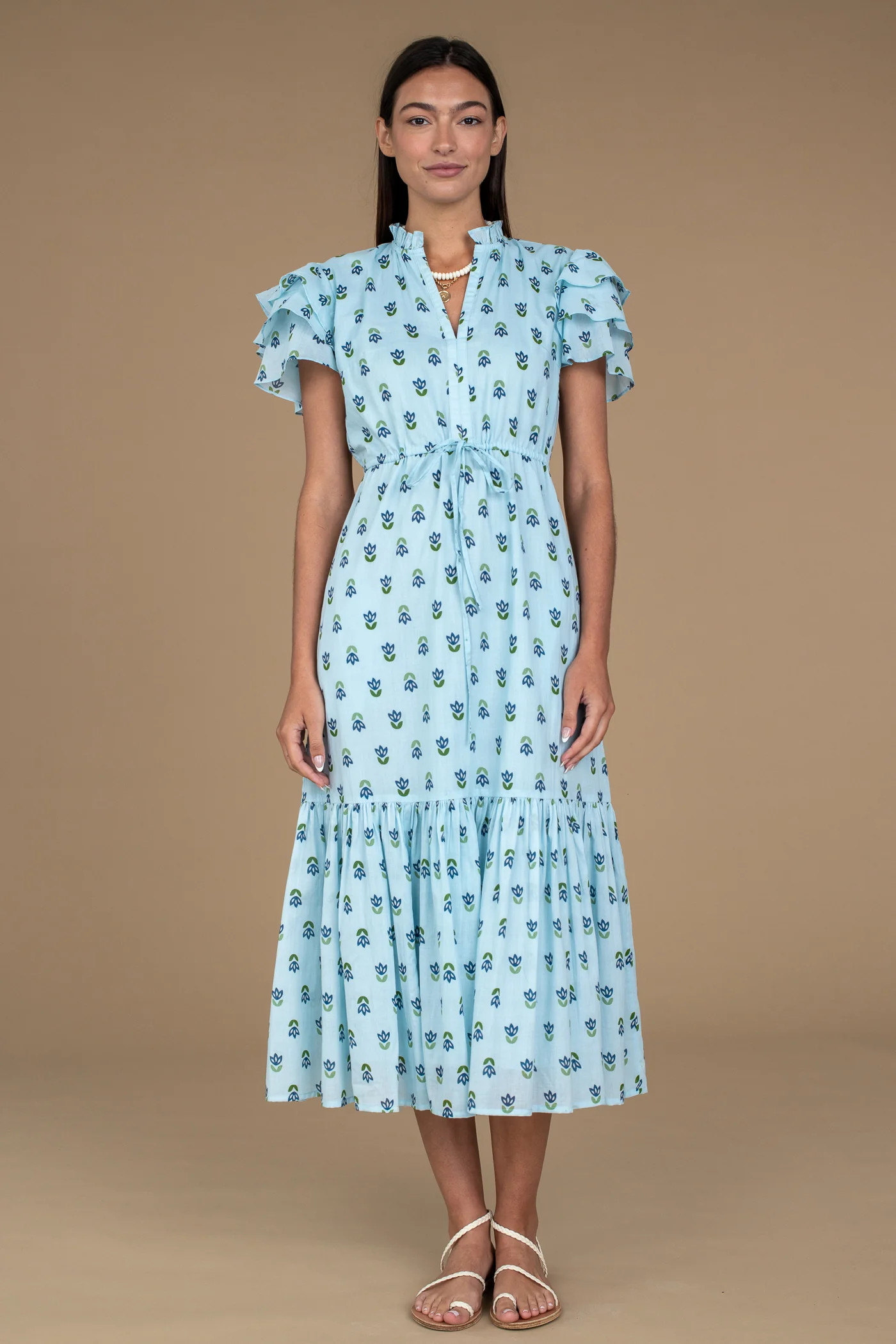 Delia Dress in Petite Tulip | Elizabeth James The Label