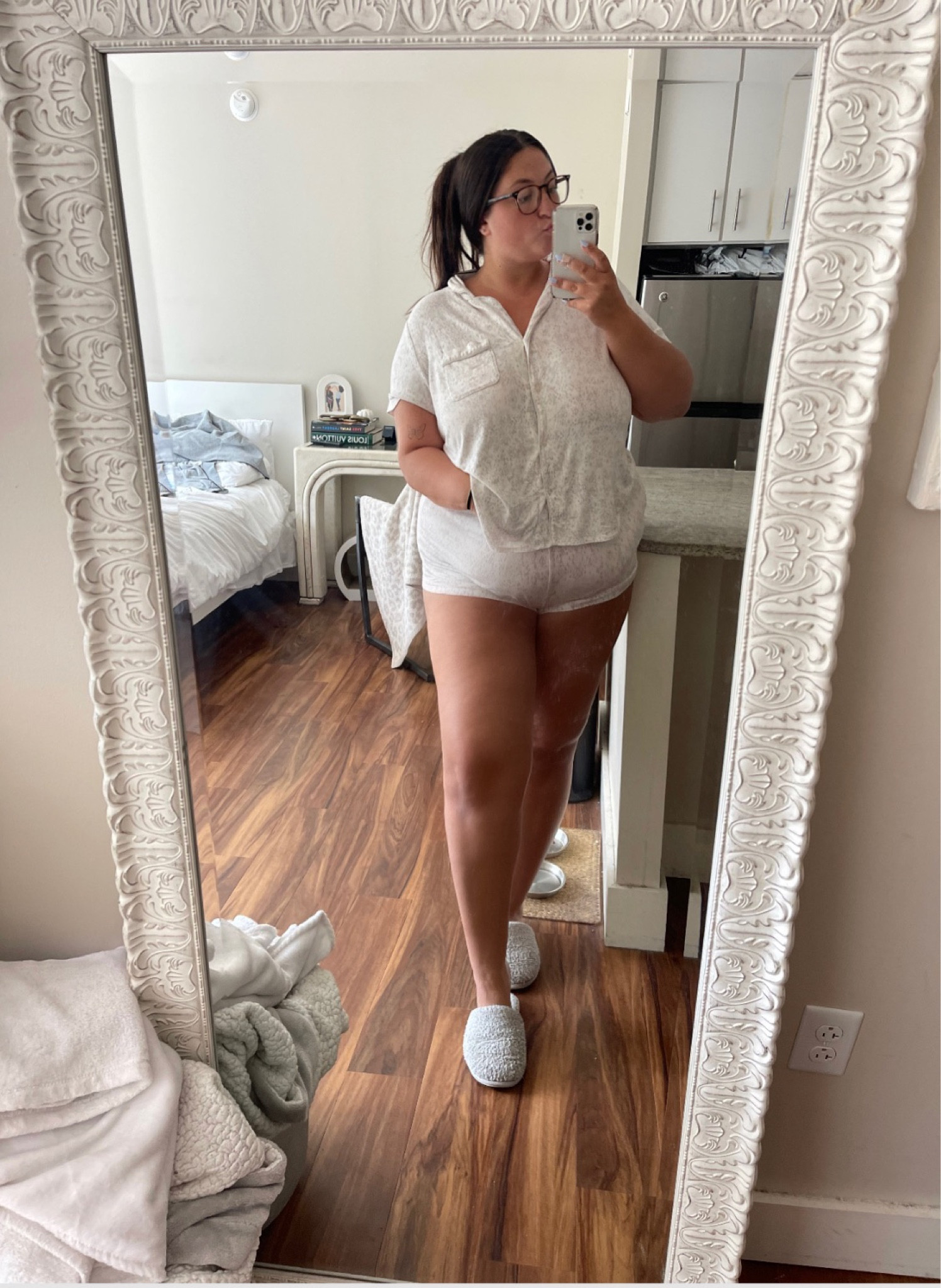 Work from home outfit on the day… do pajamas count as an outfit??☁️☁️

#LTKbeauty #LTKstyletip #LTKcurves