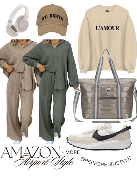 Amazon Airport Style | Amazon Vacation Style | Amazon Sets | Vacay Style | Travel Fashion | Amazon Travel Outfit | Style Over 40 | Fashion Over 40

#LTKtravel #LTKfindsunder100 #LTKSeasonal