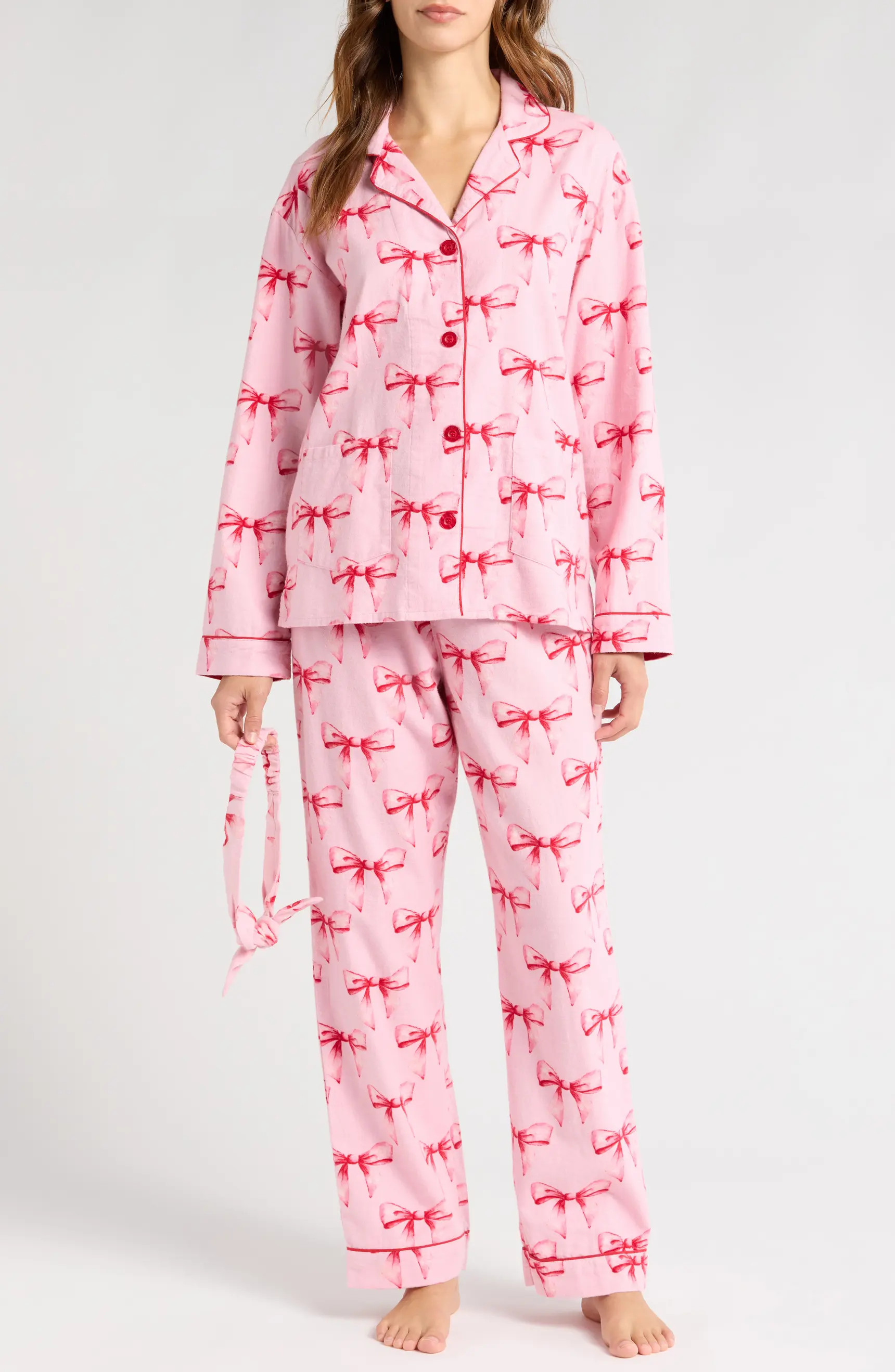 PJ Salvage Print Cotton Flannel Pajamas | Nordstrom | Nordstrom