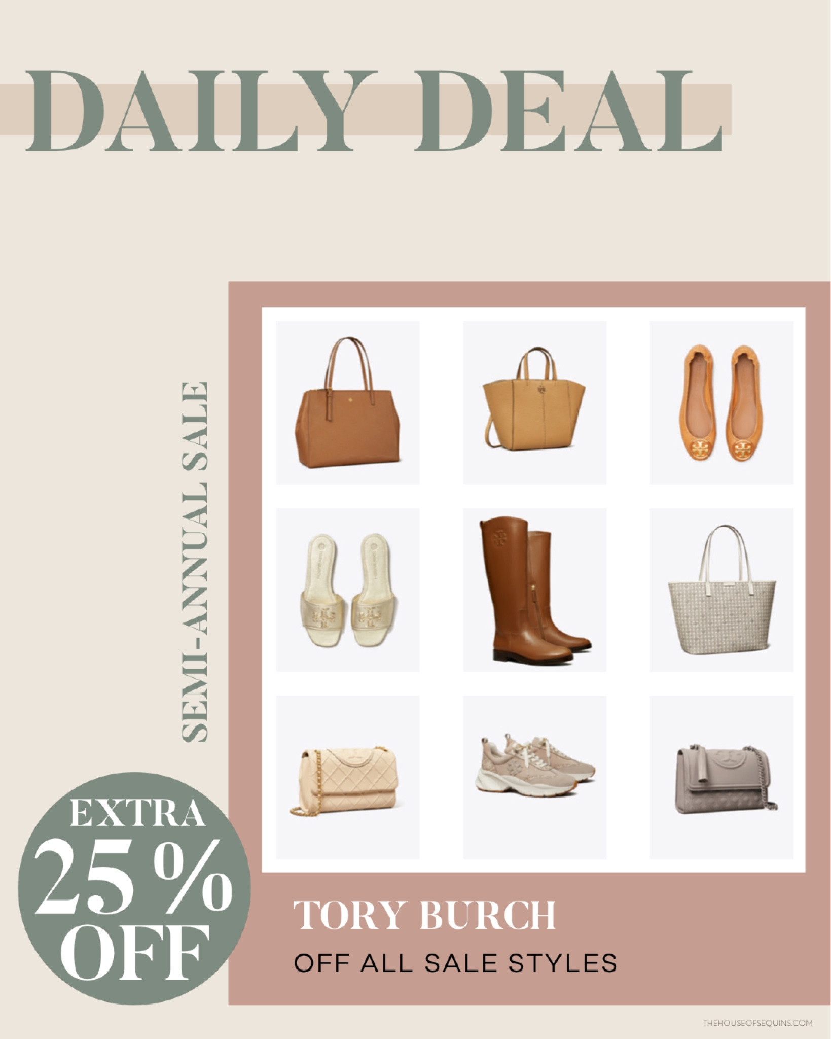 Tory Burch's Semi-Annual Sale Is On: Take an Extra 25% Off Sale Styles