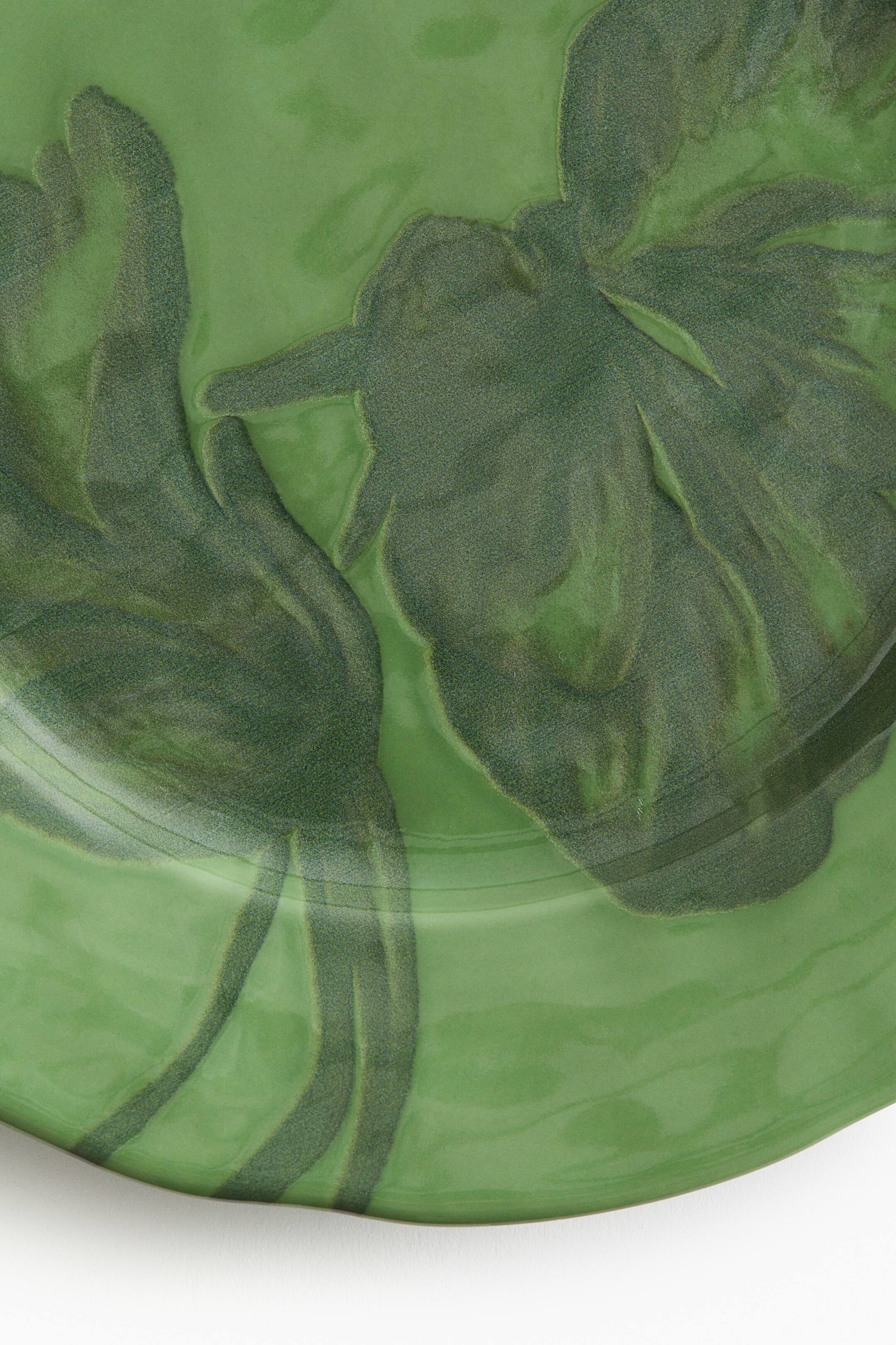 Patterned Stoneware Dinner Plate | H&M (US + CA)