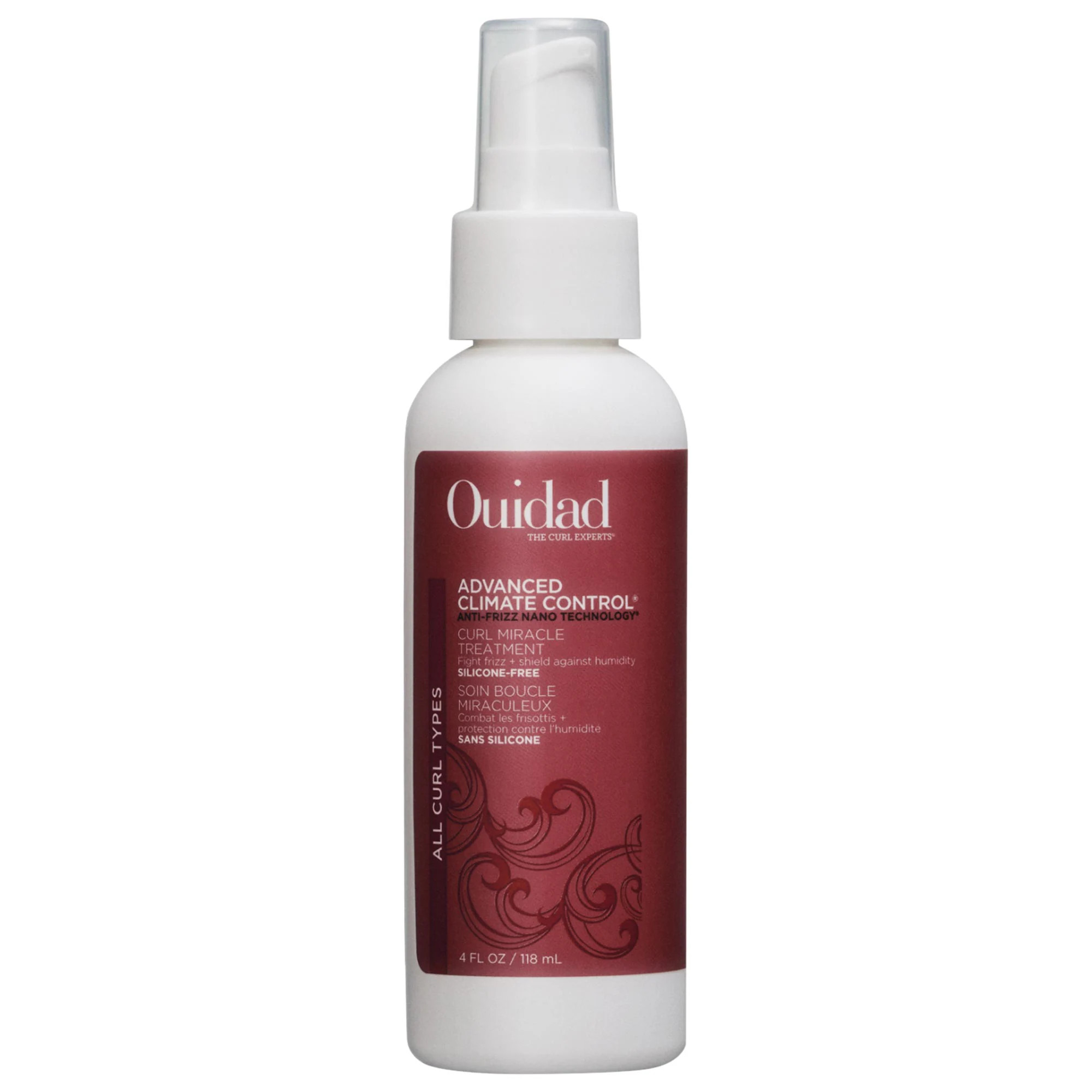 Ouidad Advanced Climate Control Anti-Frizz Curl Miracle Treament for Hair Shine 4 oz /118 ml | Sephora (US)