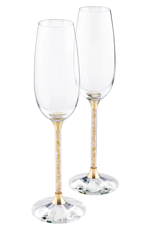 Swarovski Crystalline Set of 2 Toasting Flutes at Nordstrom | Nordstrom