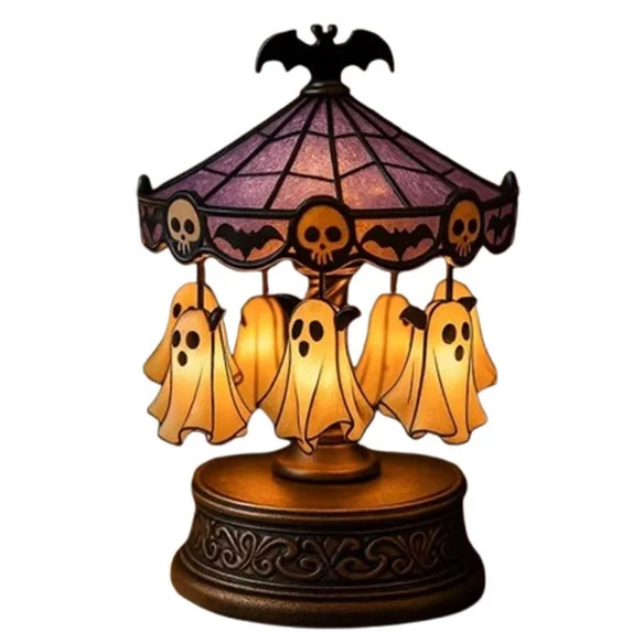 Ghost Lamp - Ghost Carousel Lights, Ghost Night Light Up Kit, Halloween Spooky Ghost Carousel Lam... | Walmart (US)