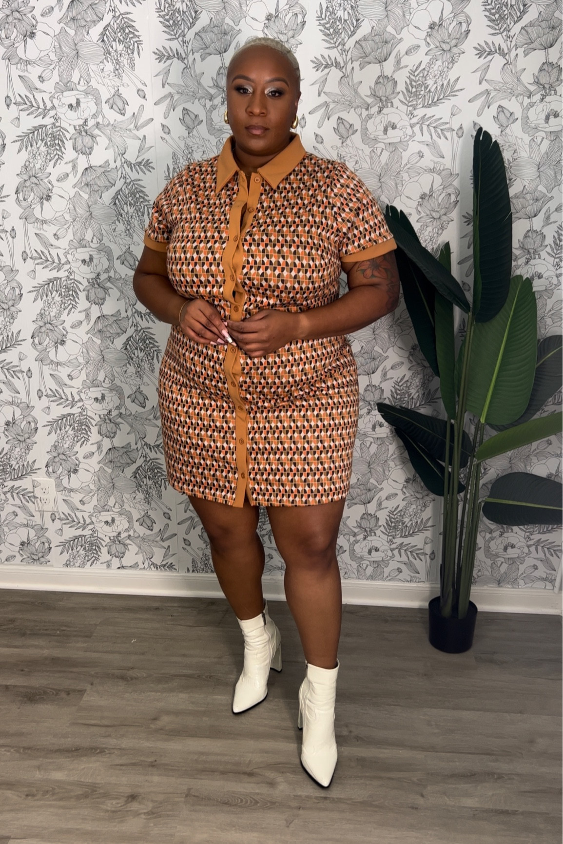 70s Style Dress | Fall Fashion | Fall Look | Plus Size Fall Fashion | Size 2x 

#LTKplussize #LTKstyletip #LTKfindsunder50