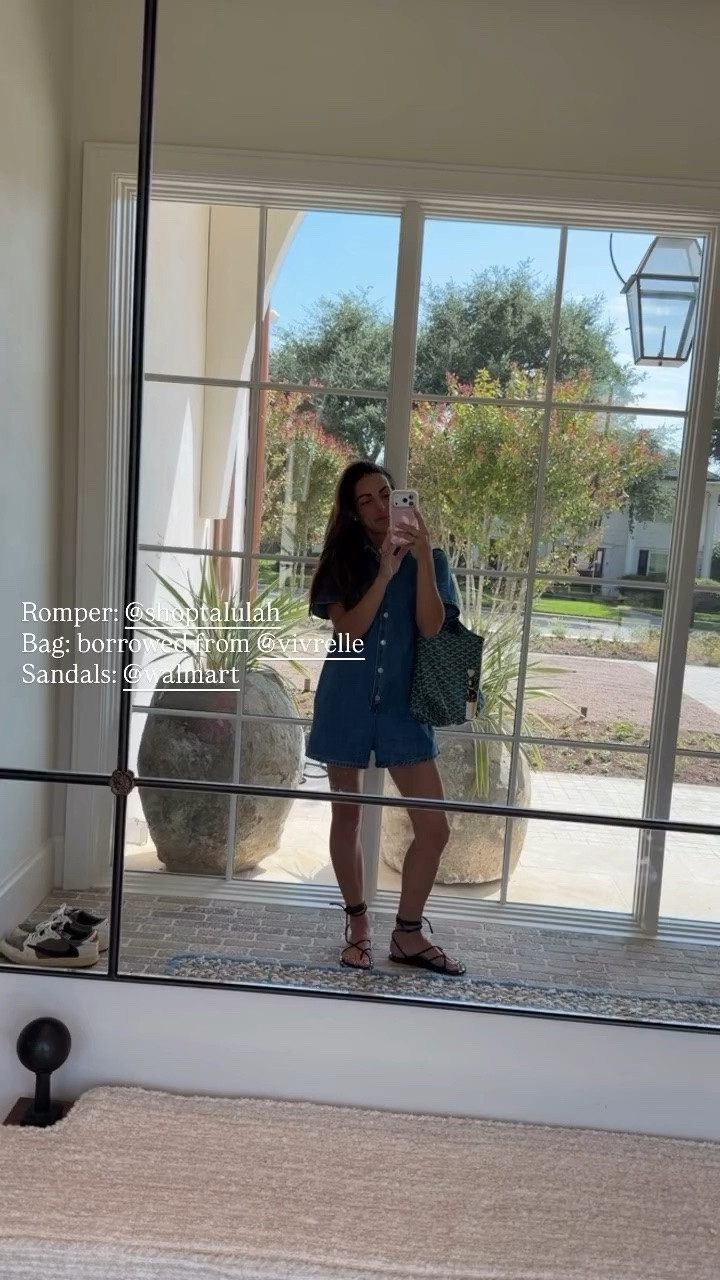 Meet the teacher outfit of the day!

Romper: @shoptalulah 
Bag: borrowed from @vivrelle 
Sandals: @walmart

#LTKootd #LTKmomlife #LTKSeasonal