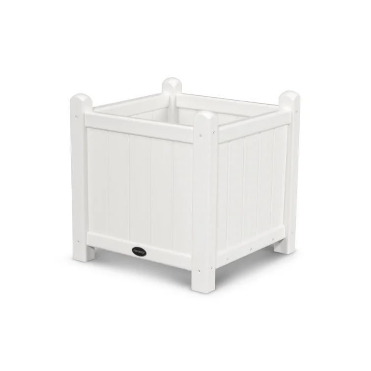 White Traditional Garden Plastic Planter Box | Wayfair North America