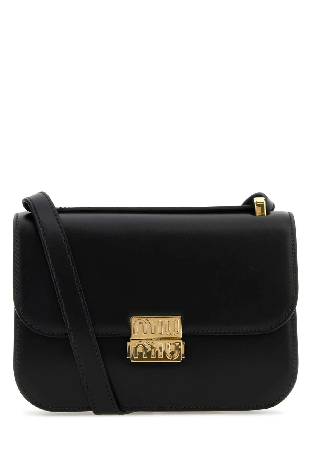 Miu Miu Logo-Lettering Shoulder Bag | Cettire Global