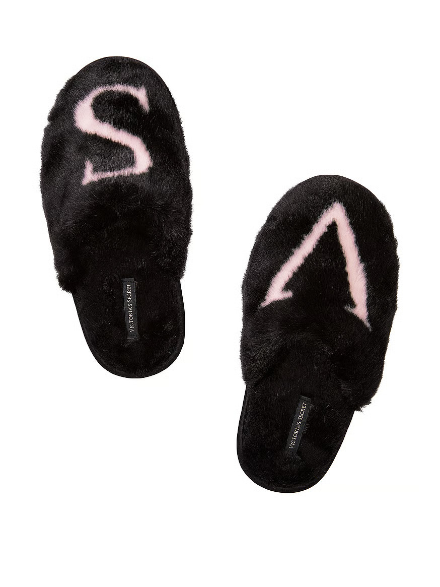 Closed-Toe Faux Fur Slipper - Sleep Accessories - Victoria's Secret | Victoria's Secret (US / CA )