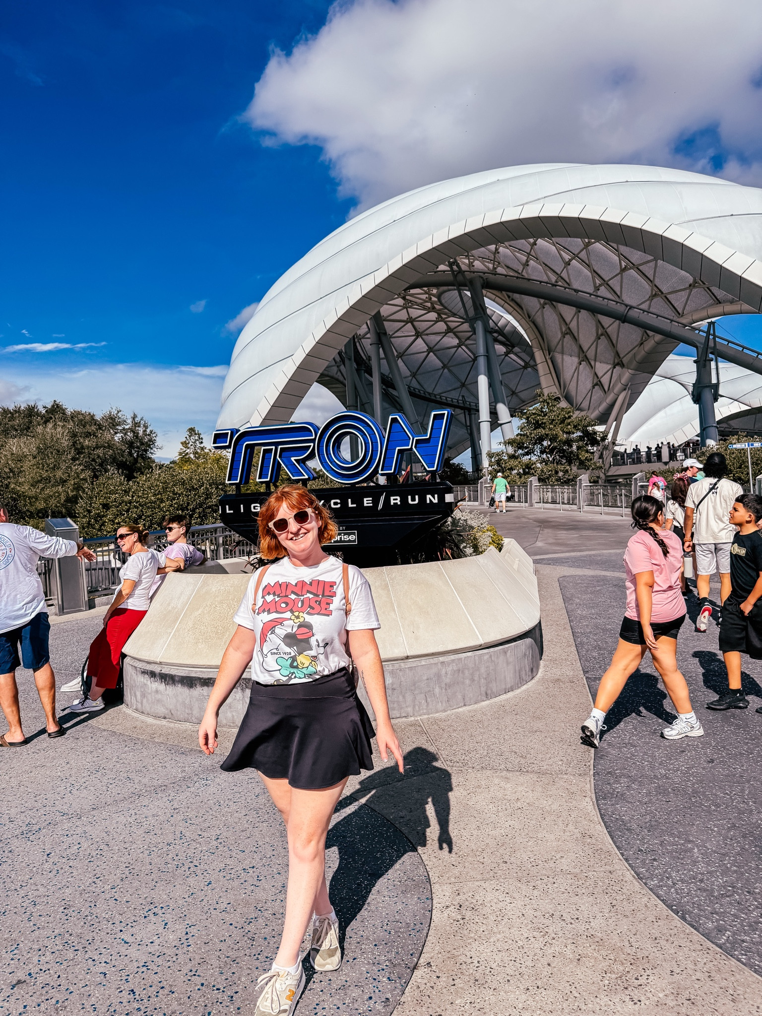 Never wearing anything but athleisure to a disney park again! Plus this retro disney tee is on sale at Target - I got it in size medium but could have sized down to a small. #disneystyle #target #disney #athleisure #disney 

#LTKActive