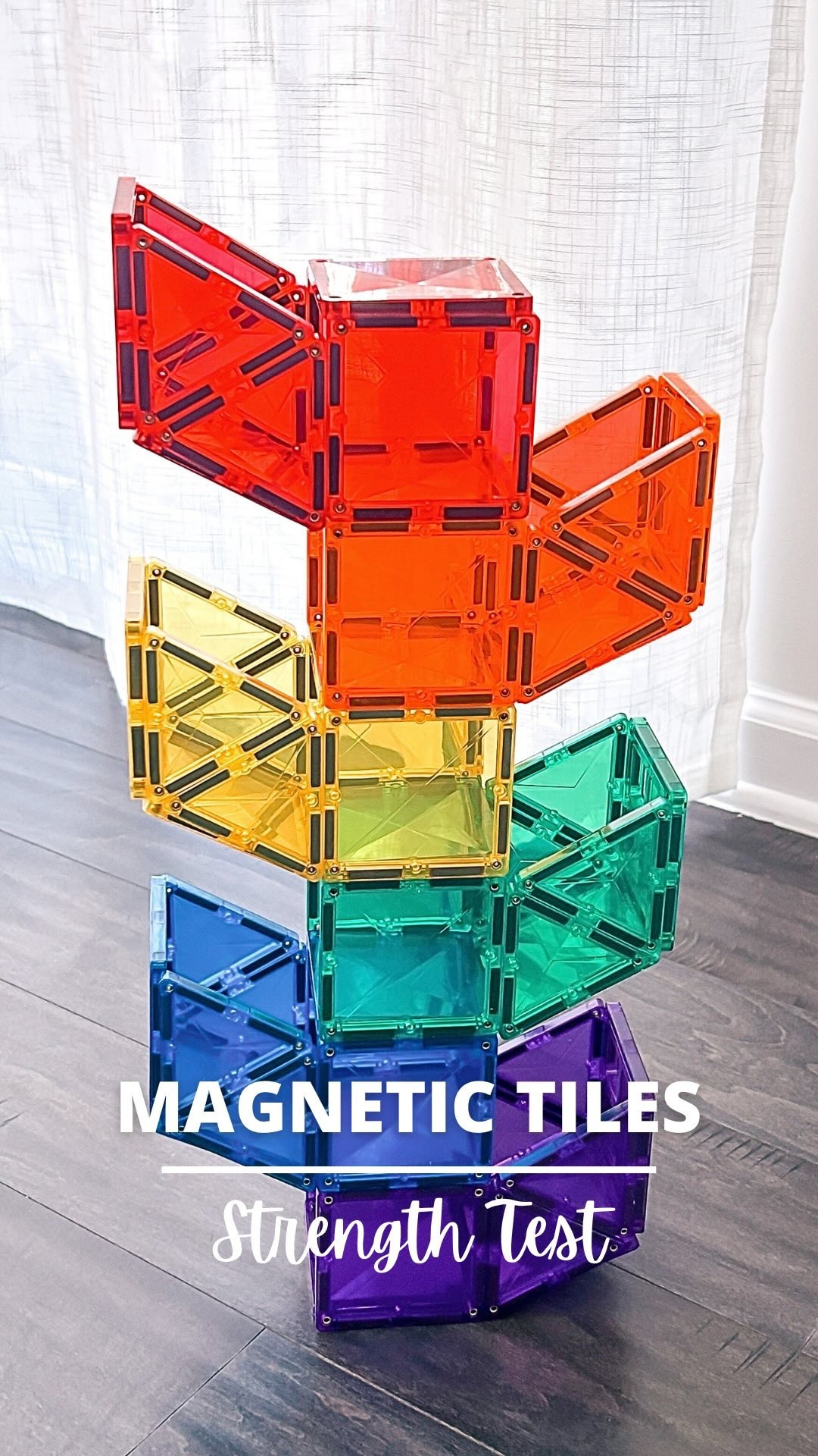 Ever wondered how strong your magnetic tiles are? Test them out with this fun flower stem ball run! Build the stem, add petals on both sides, and see how high you can go. It’s a balancing challenge! Let us know how high you get.

#MagneticTiles #STEMToys #PlayBasedLearning #OpenEndedPlay #STEAMLearning

#LTKKids #LTKFindsUnder100 #LTKFamily