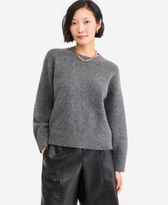 On 34th Women's Relaxed Barrel Sleeve Sweater, Macy's Exclusive - Med Grey Heather | Macy's