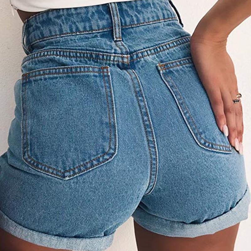Summer All Match Casual Shorts For Women Slim Denim Pants | Walmart (US)