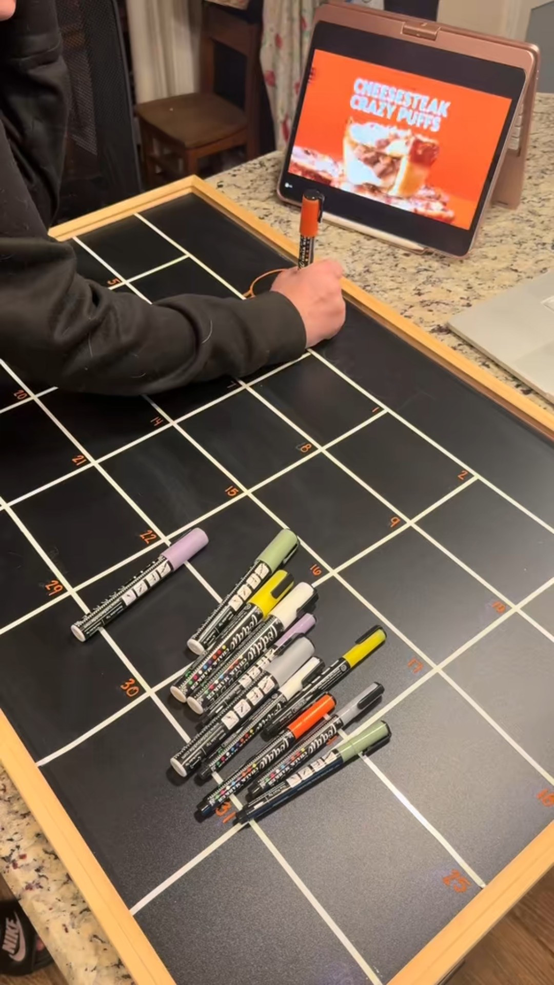 My attempt at a Halloween themed calendar👻🎃🦇💀 

#LTKSeasonal #LTKHalloween #LTKHome