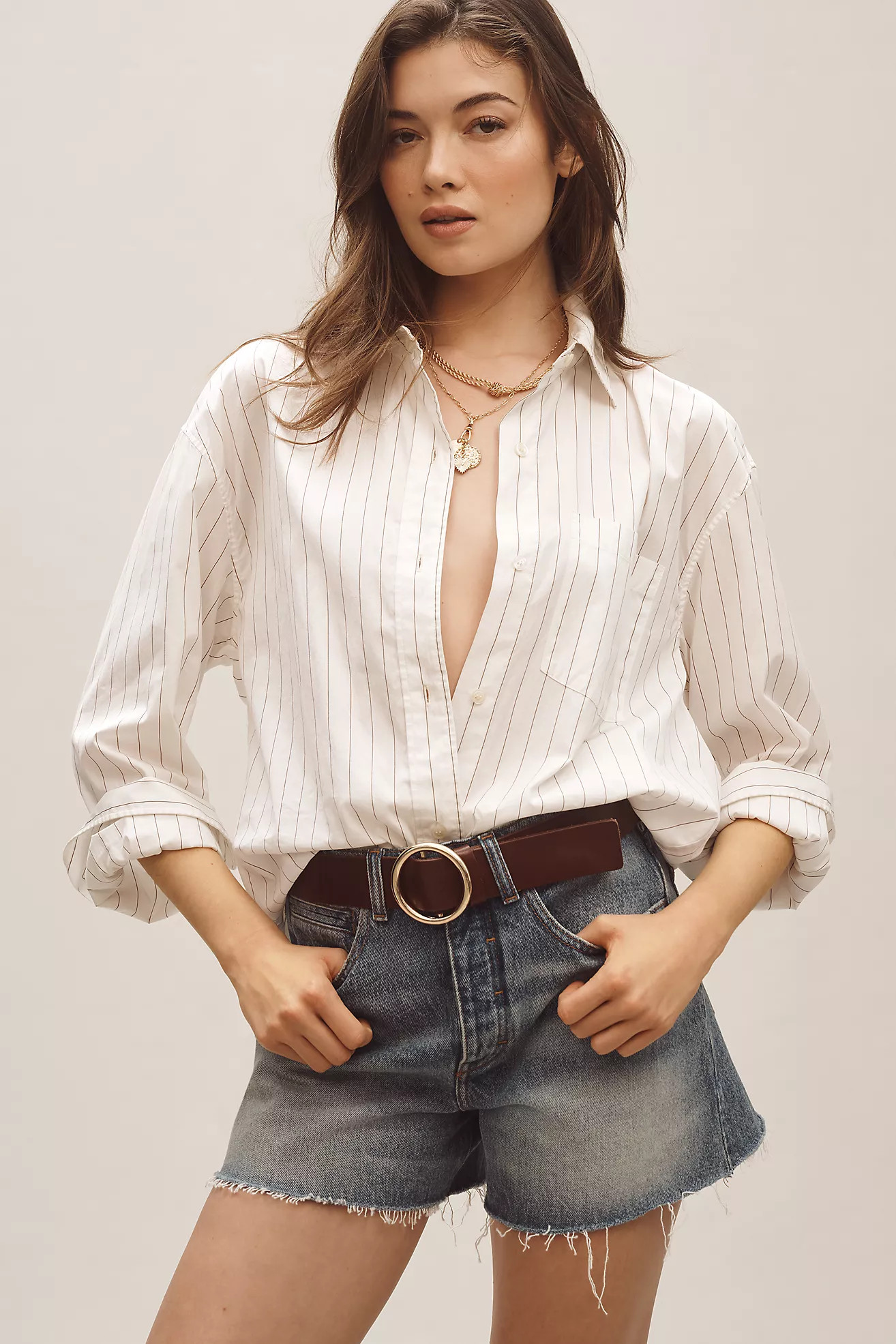 The Everyday Denim Shorts by Pilcro | Anthropologie (US)