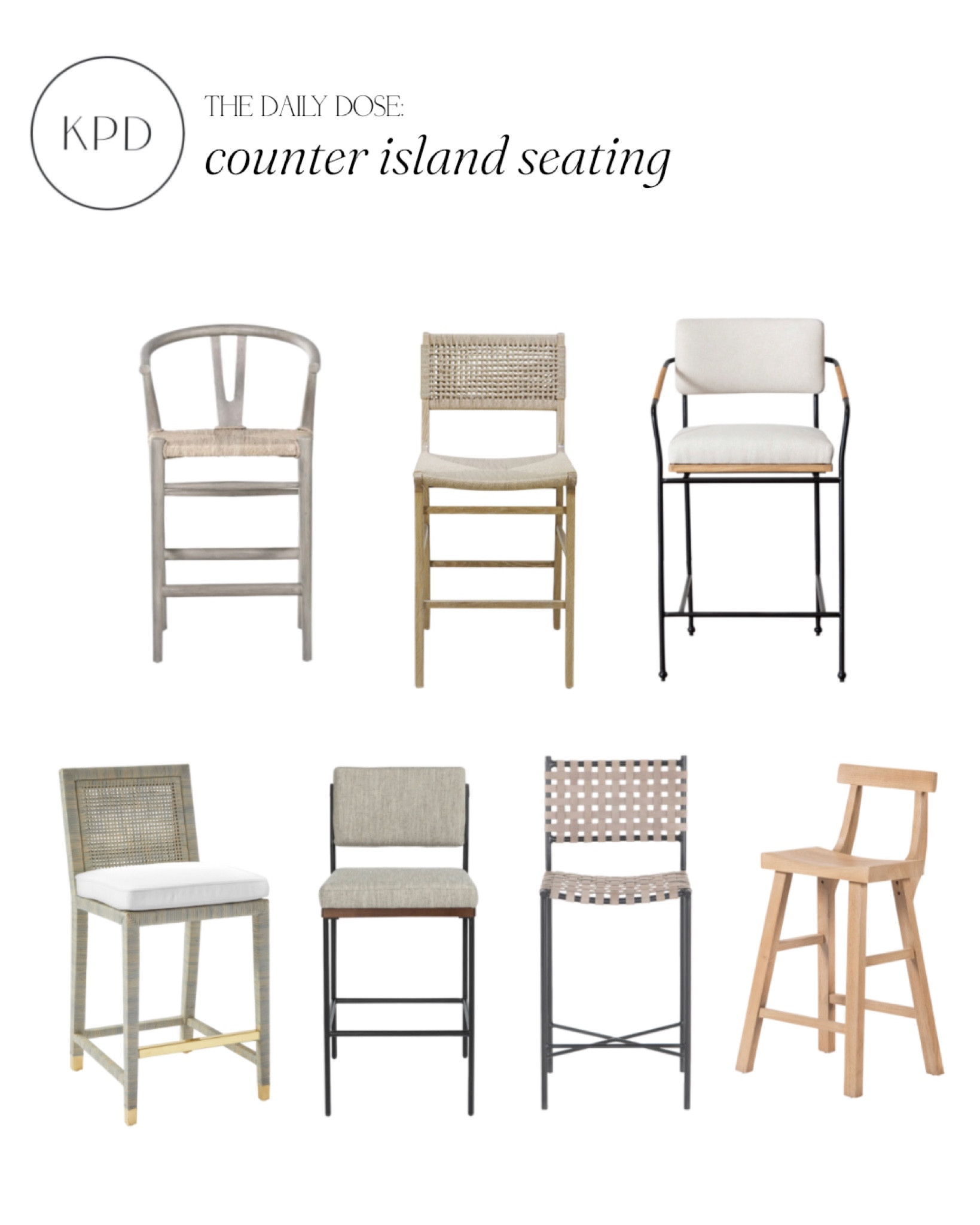 kpd the daily dose: counter island seating with creams and neutrals

#LTKhome #LTKstyletip