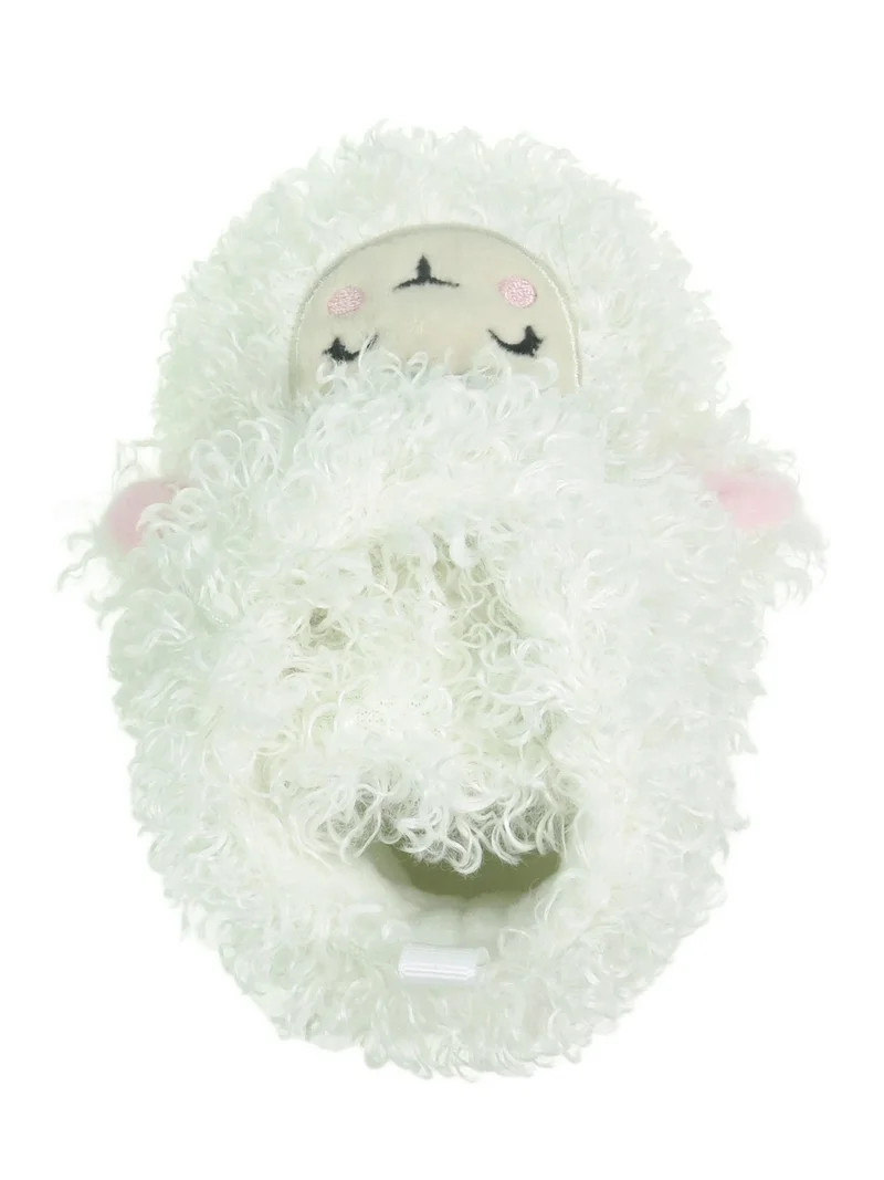 Wonder Nation Baby Girls Llama Bootie Slippers | Walmart (US)