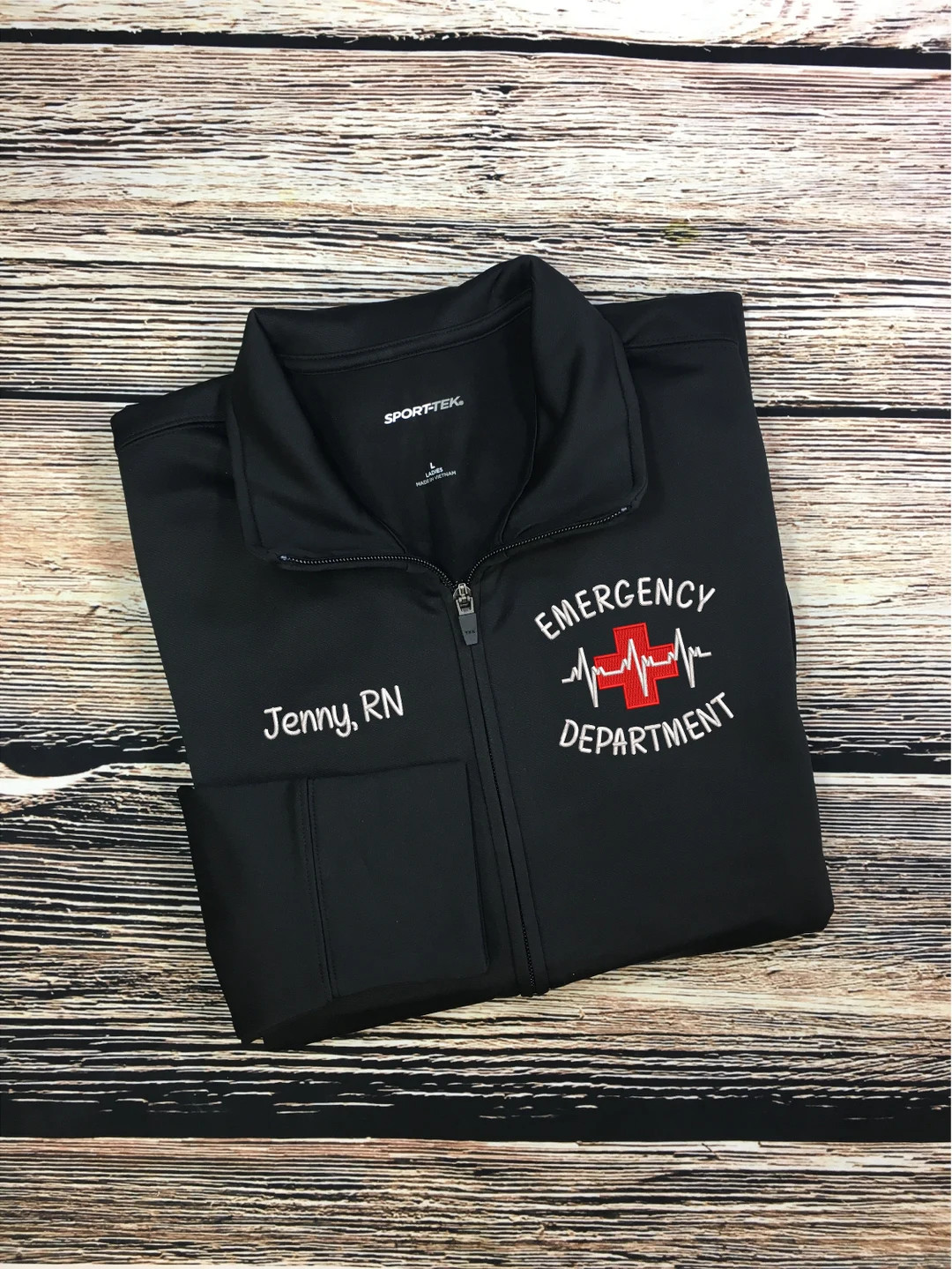 Nurse Jacket Emergency Department Nurse Jacket RN Zip Sweatshirt Nurse Gifts Nurse Graduation Gif... | Etsy (US)