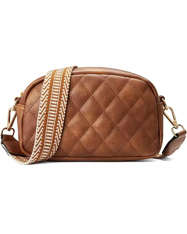  Telena Quilted Crossbody Bags for Women Trendy Small