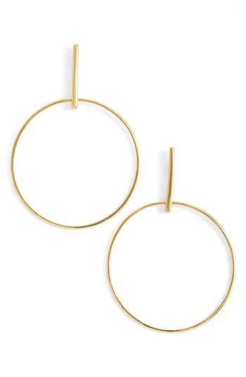 Women's Argento Vivo Front Hoop Earrings | Nordstrom