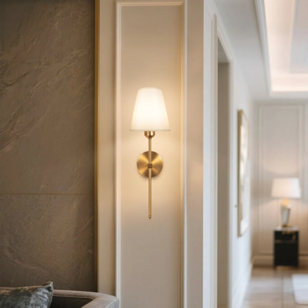 Cordless Rechargeable Wall Sconces with Remote Control, 8000mAh Battery, 24-72H Runtime, Adjustab... | Wayfair North America
