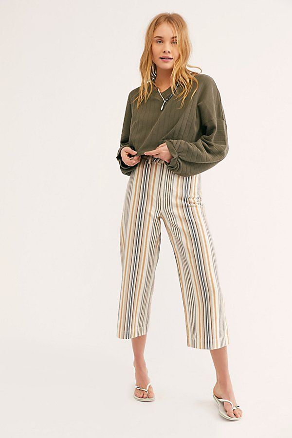 Patti Stripe Pants by We The Free at Free People | Free People (Global - UK&FR Excluded)