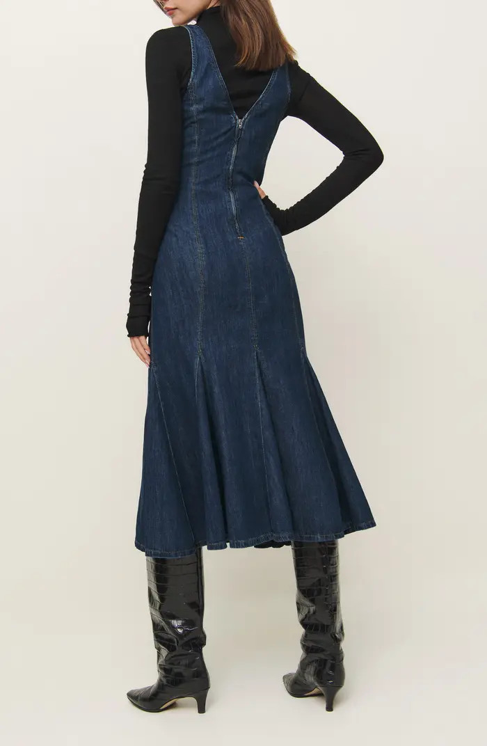 Serafina Denim Midi Dress | Nordstrom