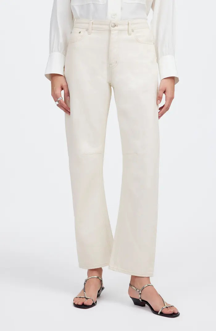 Madewell The Darted Barrel Leg Jeans | Nordstrom | Nordstrom