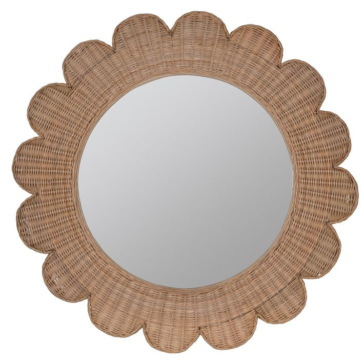 Zachery Rattan Wall Mirror | West Elm (US)
