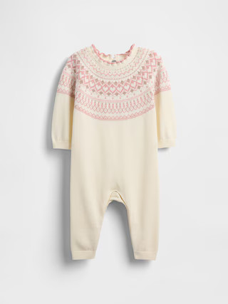 Baby Fair Isle Sweater One-Piece | Gap (US)