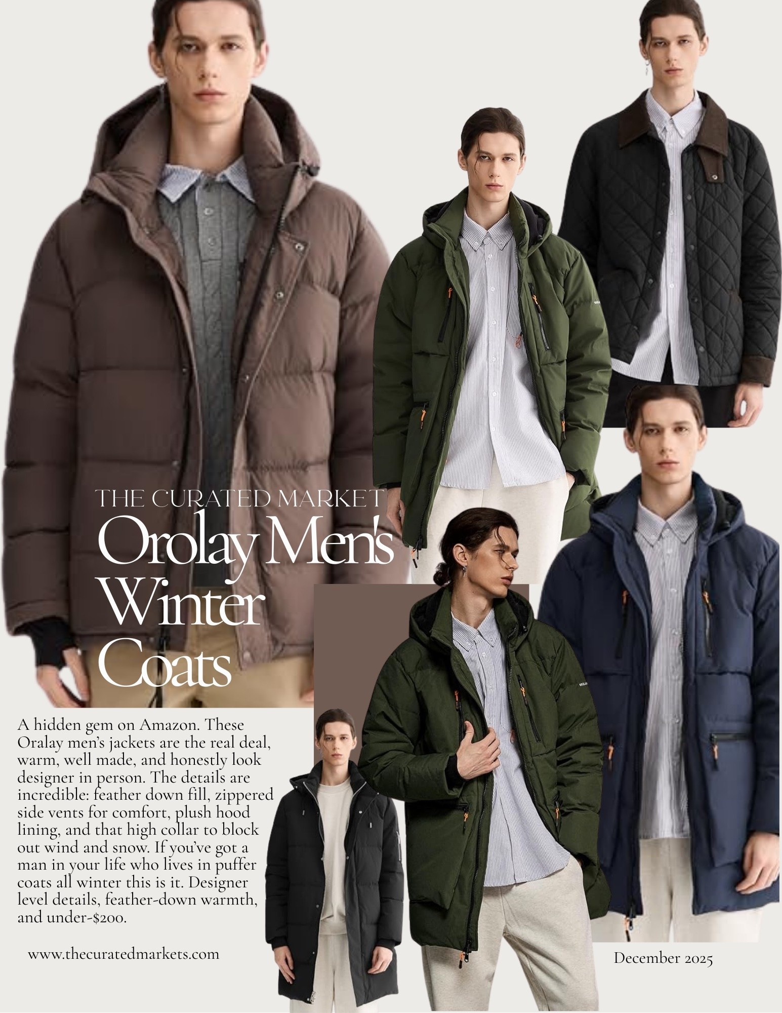 The Perfect Last Minute Gift That He’ll Actually Wear

If you’re running out of time (aren’t we all?), this coat ships fast and arrives just in time for Christmas. It checks all the boxes: high quality, useful, stylish, and well under $200. 
We’ve all bought gifts that end up sitting in the back of a closet. This isn’t that. With great reviews on Amazon and thoughtful design details, it’s something he’ll reach for every day.

The sizing is accurate just be sure to measure and check the size chart. For reference, the model is 6’2”. 

#menswintercoatamazon
#lastminutegiftsformen
#amazonfashionfinds
#bestmenspufferjacket
#christmasgiftforhim

#LTKGiftGuide #LTKMens #LTKHoliday