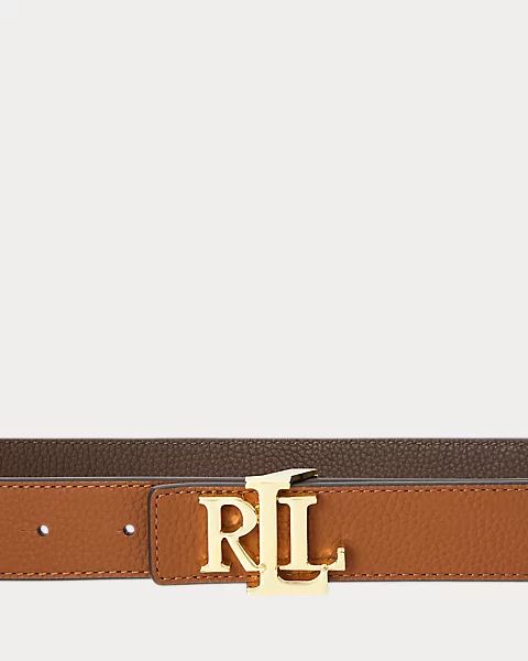 Logo Reversible Pebbled Leather Belt | Ralph Lauren (UK)