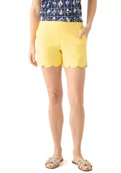 Crown & Ivy™ Women's Millennium Scalloped Shorts | Belk