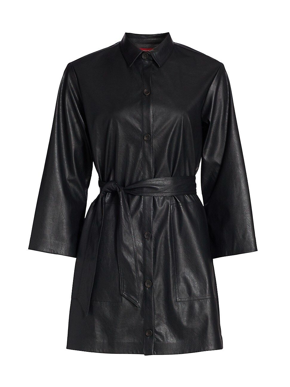 Ray Faux Leather Shirtdress | Saks Fifth Avenue