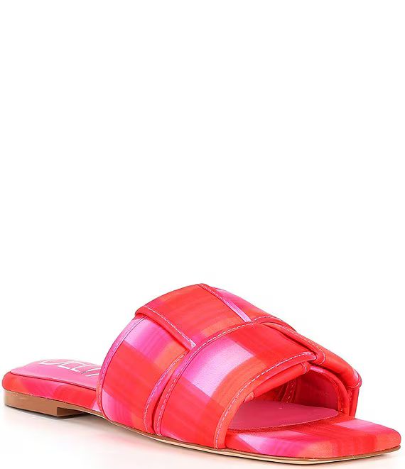 Deltan Ariel Woven Satin Flat Sandals | Dillard's | Dillard's