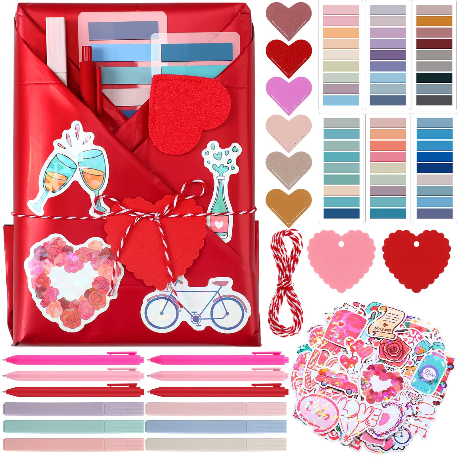 Lerheedi 6 Set Valentine's Day Blind Date with a Book Gift Box Supplies Excluding Books Bulk Leat... | Amazon (US)