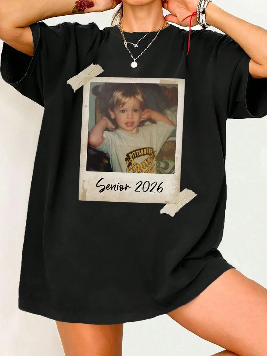 Custom Photo Shirt Senior 2026,  Back to School Shirt, Class of 2026 Shirt, Graduation Tee, Senio... | Etsy (Global)