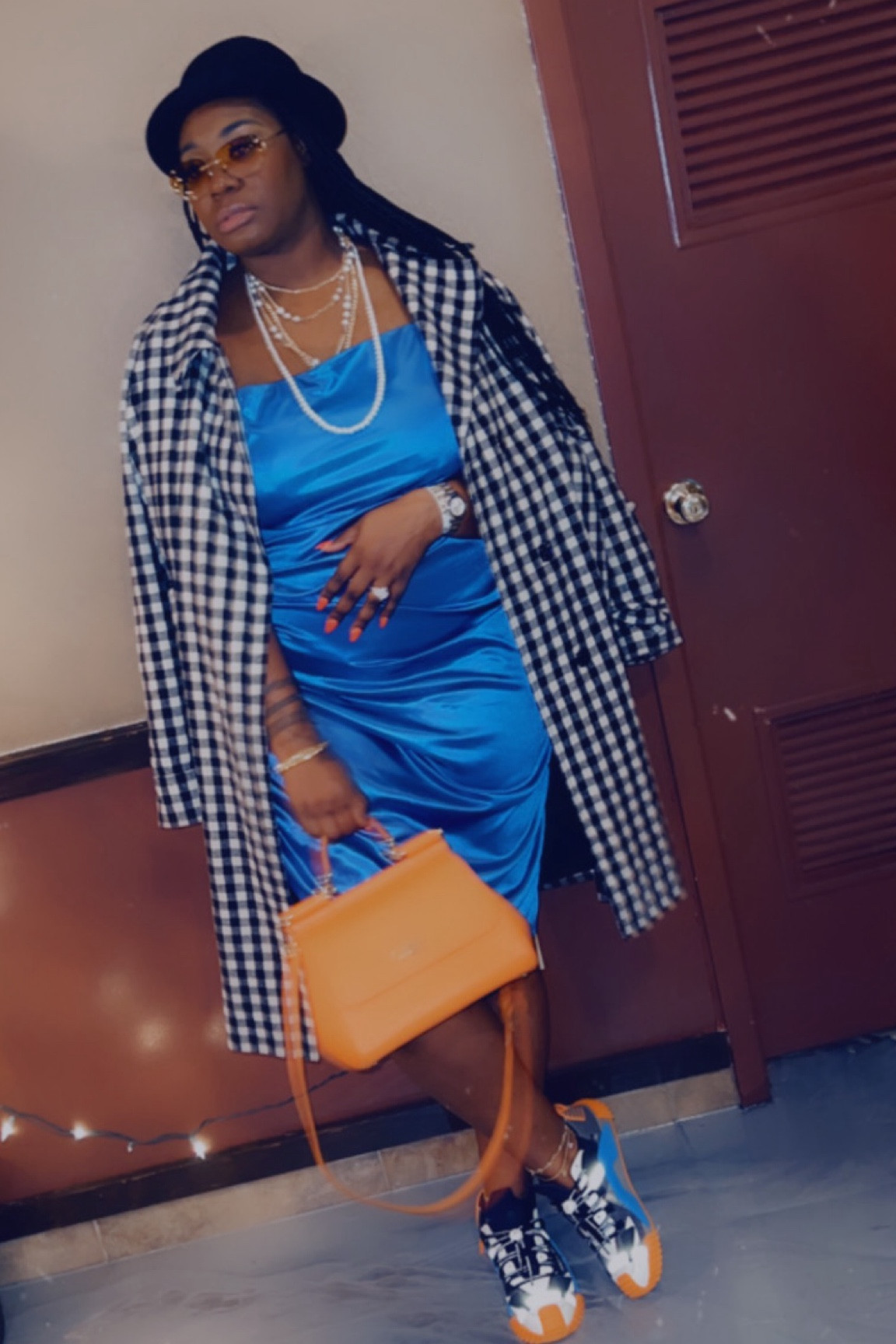 Sneaker Ball outfit I wore a few years back. Blue & Orange will always be a vibe!! 

Sizes Purchased:
Dress- XL
Coat: 1X

#LTKFindsUnder100 #LTKStyleTip
