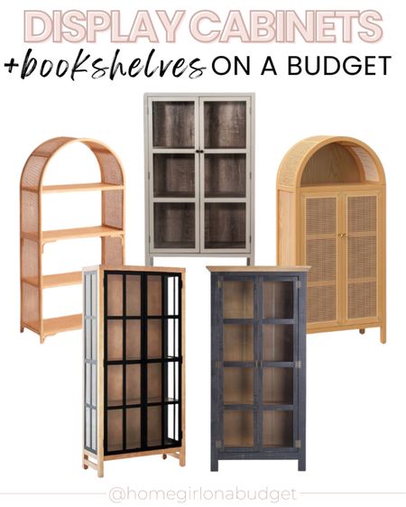 Accent cabinet, cane cabinet, arch cabinet, arched cabinet, black cabinet, curio cabinet, China cabinet, display cabinet, glass cabinet, rattan cabinet, dining room cabinet, storage cabinet, tall cabinet, rattan cabinet, bookshelf, bookcase, book case, home decor on a budget, home office decor, living room decor, living room furniture, (3/6)

#LTKhome #LTKstyletip