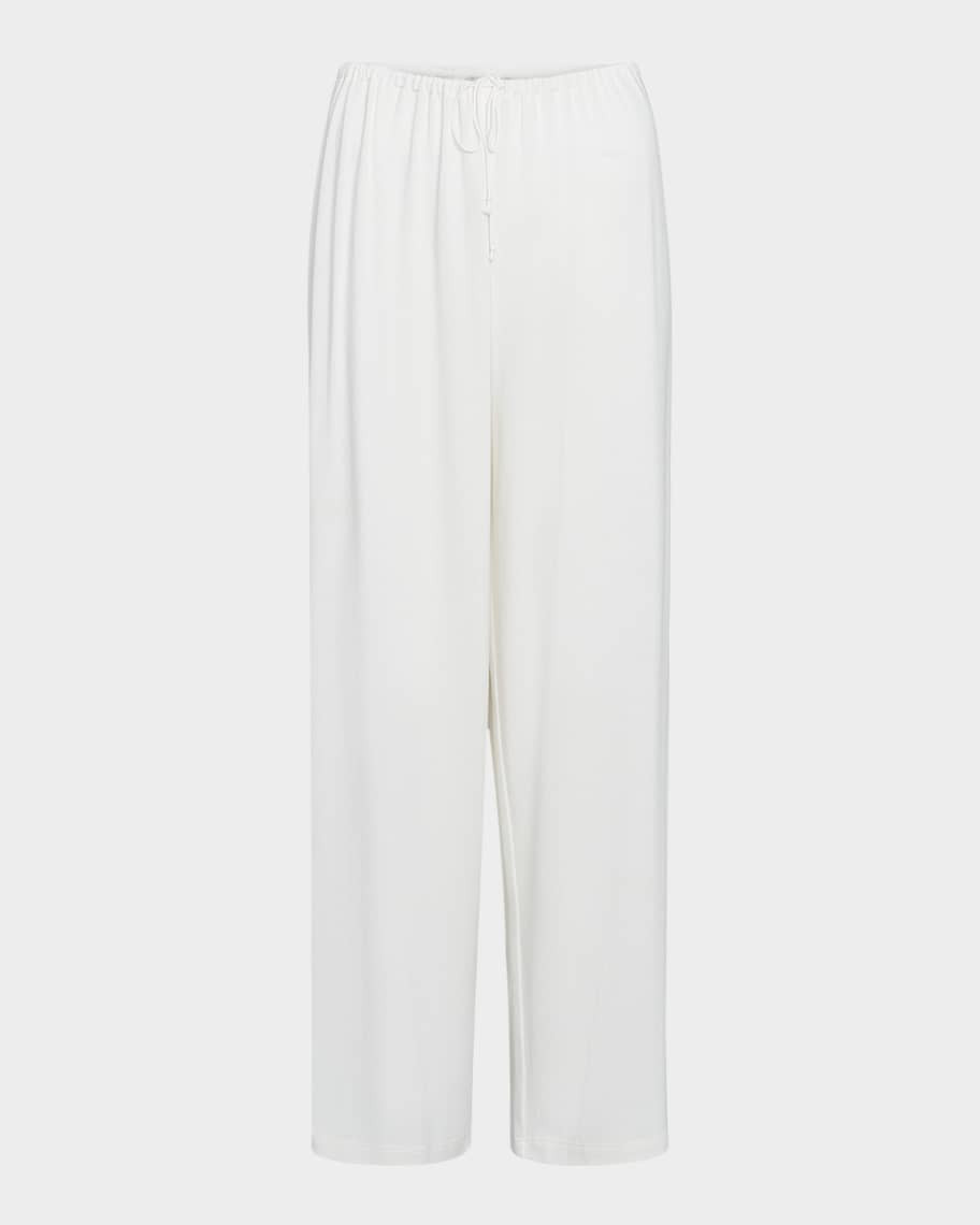 Vince Cropped Drawstring Lounge Pants | Neiman Marcus