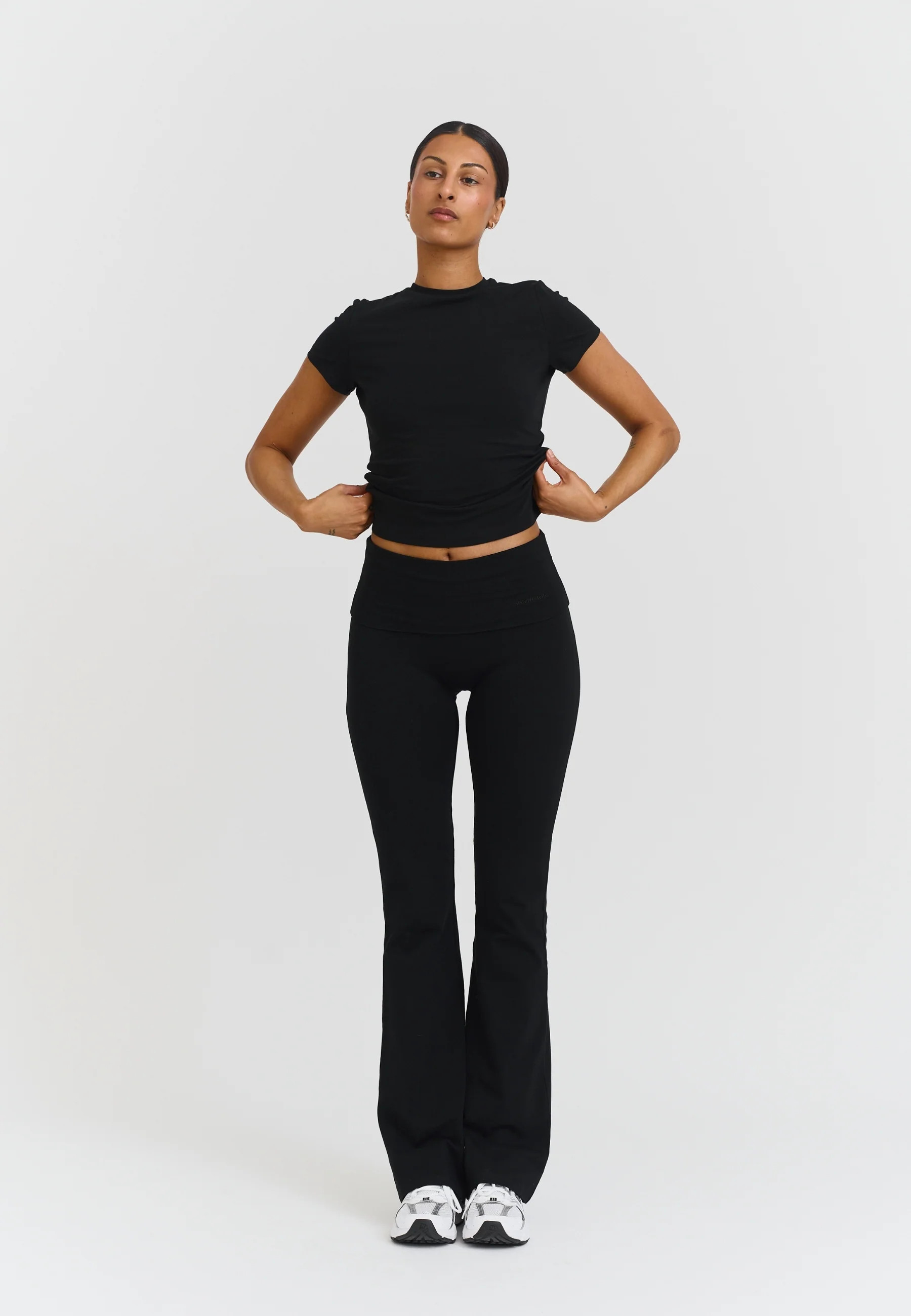 Soft Cotton Yoga Pants - Black | Sisterly Tribe
