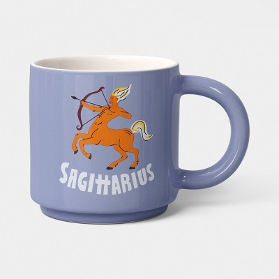 15 fl oz Zodiac Sagittarius Mug Blue - Room Essentials™ | Target