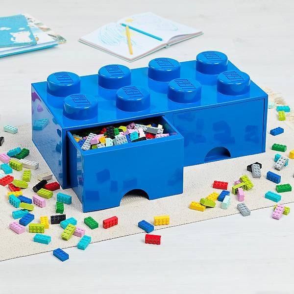 Lego X-Large Storage Drawer Blue | The Container Store