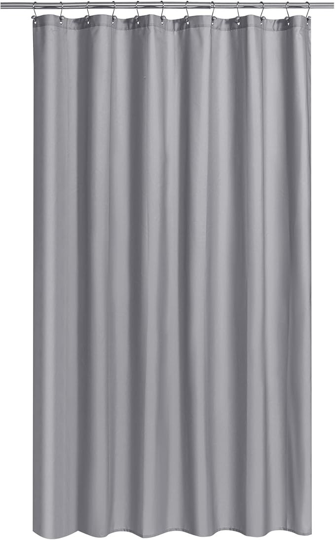 N&Y HOME Fabric Shower Curtain or Liner Extra Long 72 x 84 Inches - Hotel Quality, Machine Washab... | Amazon (US)
