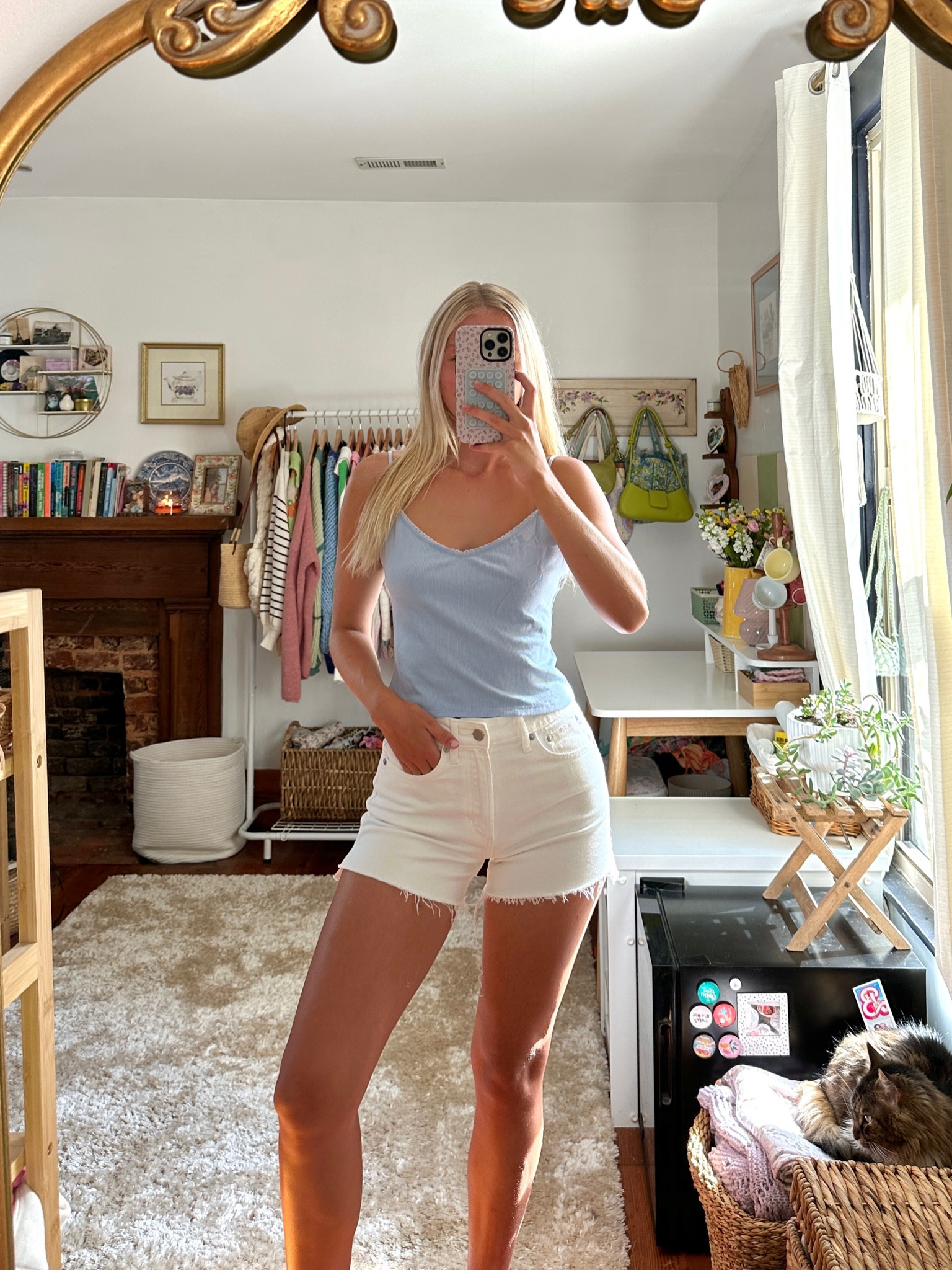 I’m always looking for cute/comfy tanks to just throw on and I love this one I just got from Grey Bandit! I could have gone with an XS but I’m wearing a S 🩵 

the shorts fit me perfectly! It’s so hard to me to find a good pair of denim shorts and I’m so happy with these! Wearing an XS
code: HILLARY 

#LTKSeasonal #LTKBacktoSchool #LTKxNSale