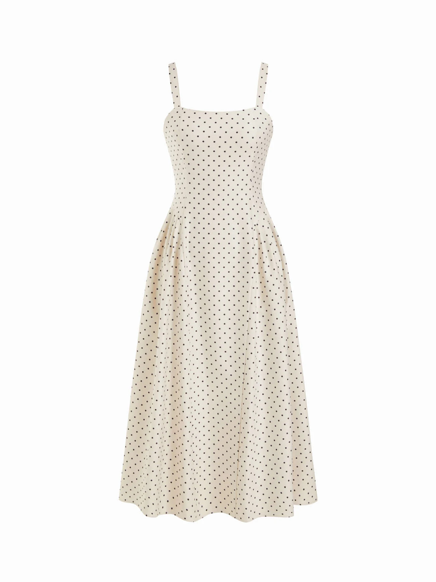 Cotton-blend Halter Neckline Polka Dot Ruched Layered Mini Dress $39.90Flash Shipping | Cider