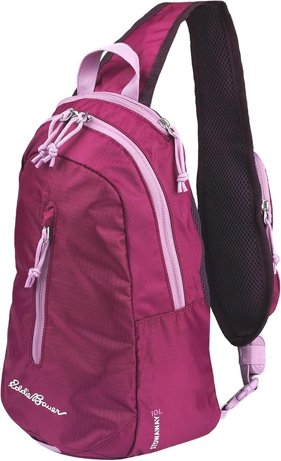 Eddie Bauer Stowaway Packable 10L Sling 3.0 Made from Polyester with Lightly Padded Shoulder Stra... | Amazon (US)