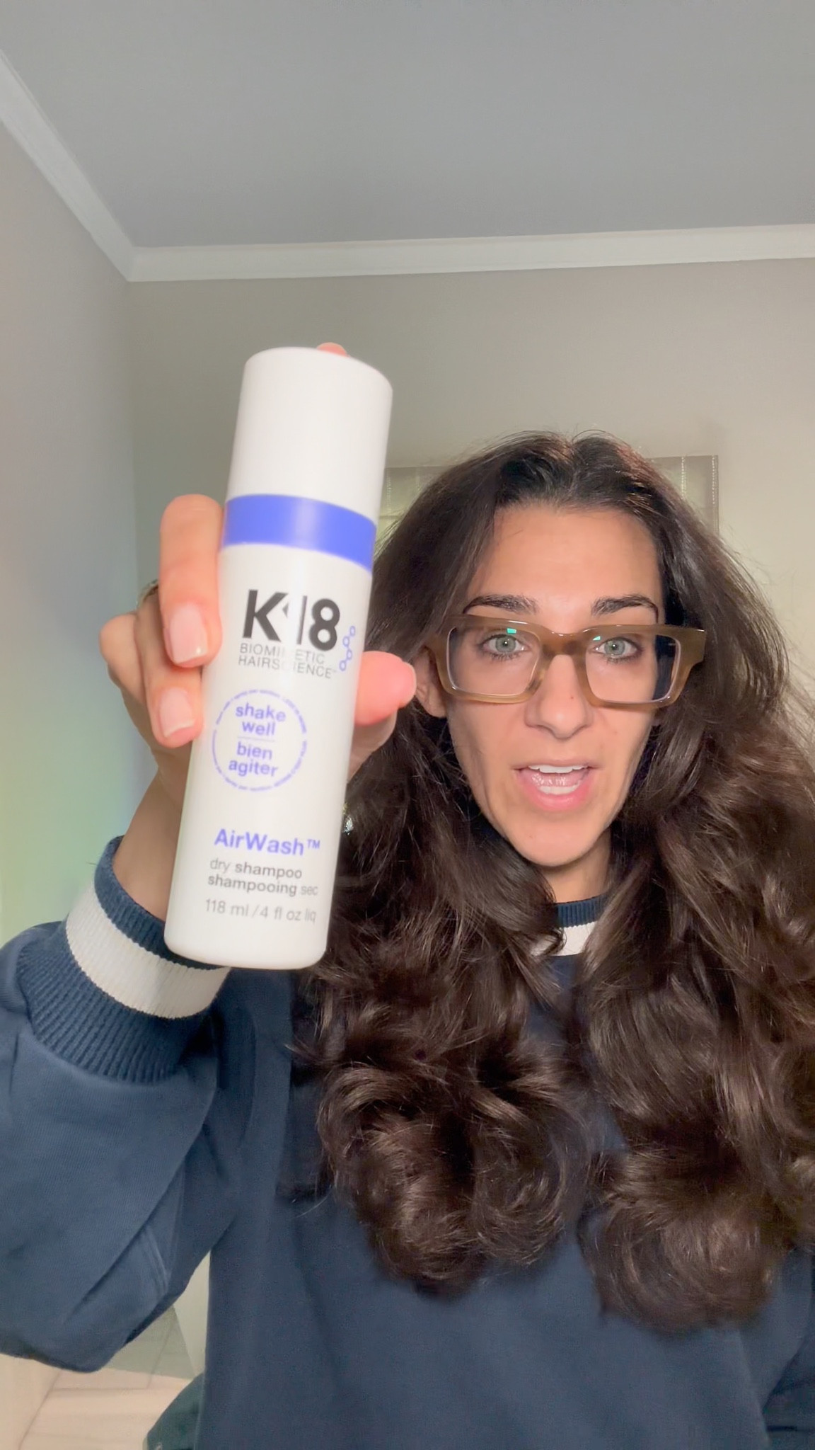the best dry shampoo ever. K18 air wash!! 

I’ll link what I use on my ends too… it’s a volume and texture hair spray 